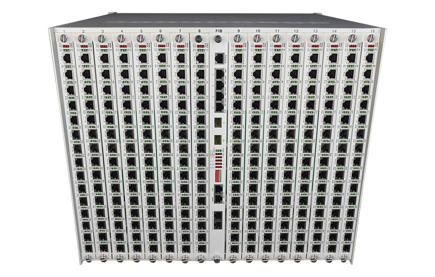 飛暢科技-960路電話光端機（8U 19英寸，SFP 1+1光備份）