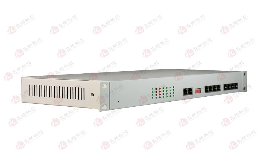飛暢科技-8路3G HD-SDI視頻+2路千電+4路百電(物理隔離)+8路電話(huà)+開(kāi)關(guān)量+串口+電話(huà)光端機(jī)