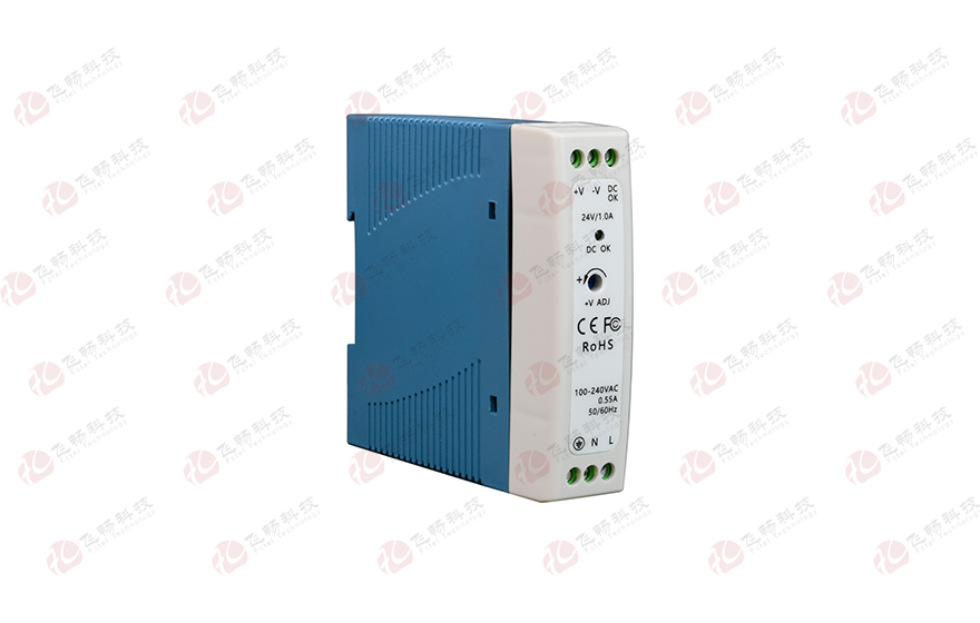 飛暢科技-工業(yè)級導軌式 AC220V轉 DC12V2A/24V1A  開關電源