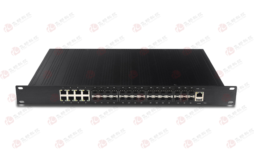 飛暢科技-管理型工業(yè)級(jí) 千兆/萬兆6萬兆光+8路千兆電+千兆24光 三層交換機(jī)